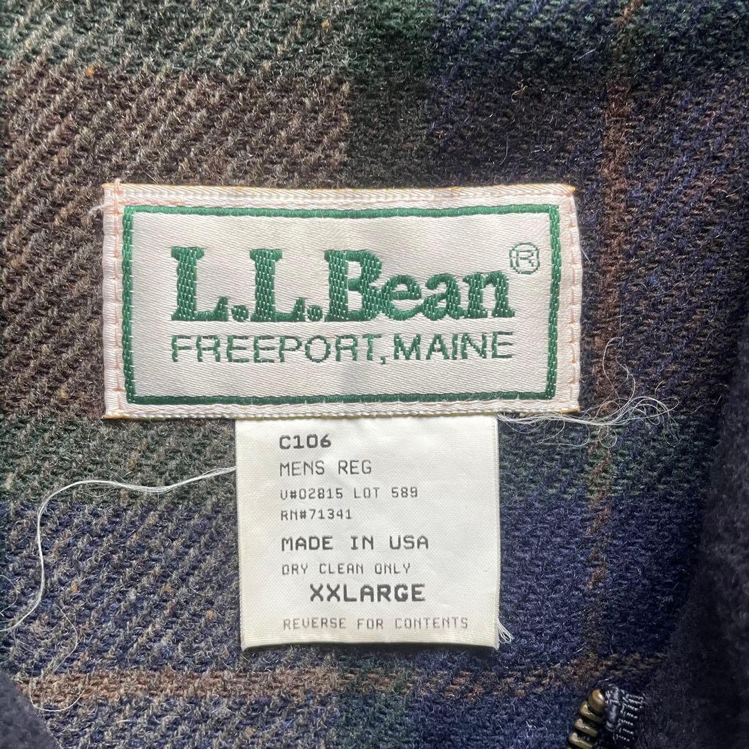 【vintage】80s L.L.Bean ネイビー ダッフルコート XXL