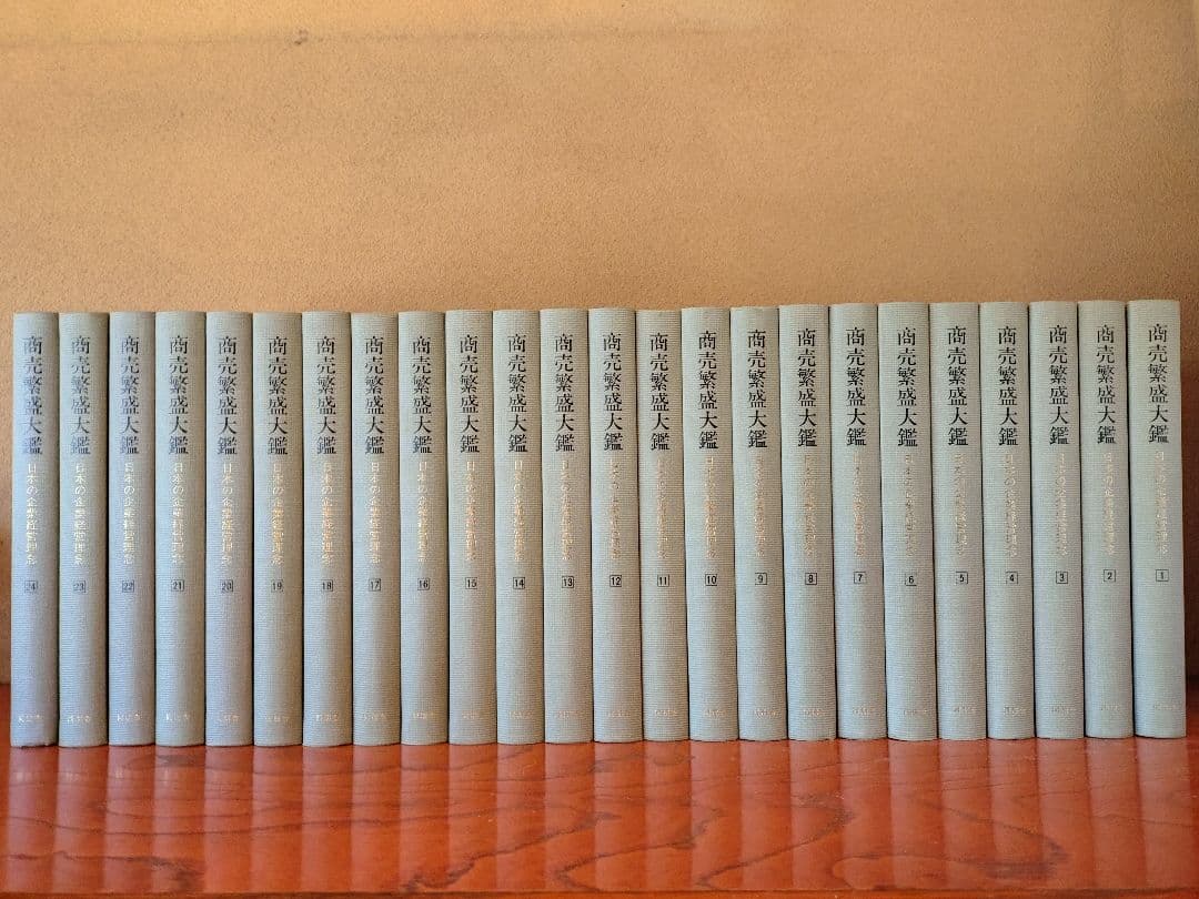 『商売繁盛大鑑 -日本の企業経営理念-』全24巻 全巻揃え 経年の割に状態良好