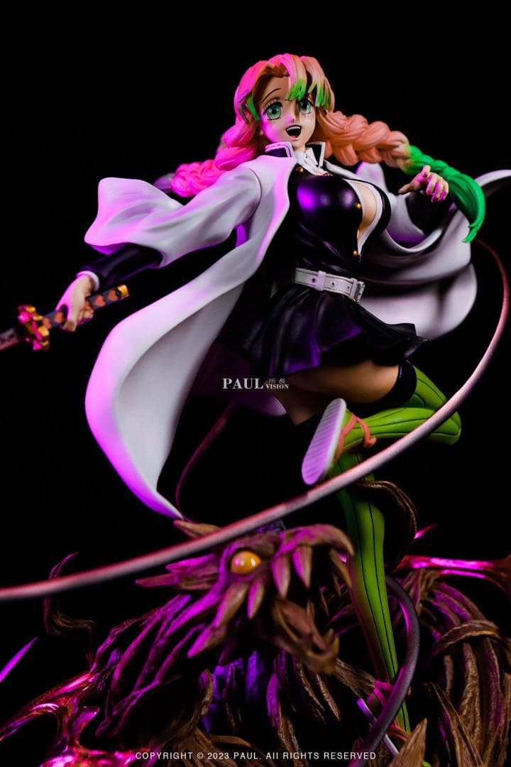 鬼滅の刃 恋柱 甘露寺蜜璃 フィギュア 塗装済み完成品 ガレージキット