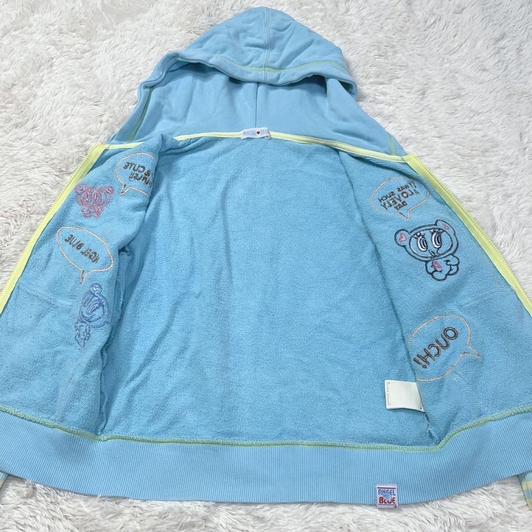 ANGEL BLUE エンジェルブルー フーD パーカー ナカムラくん 140 - メルカリ