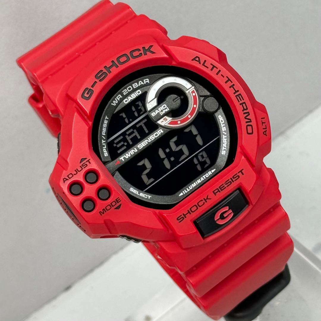 極美品 CASIO G-SHOCK GDF-100 ツインセンサー レッド - メルカリ