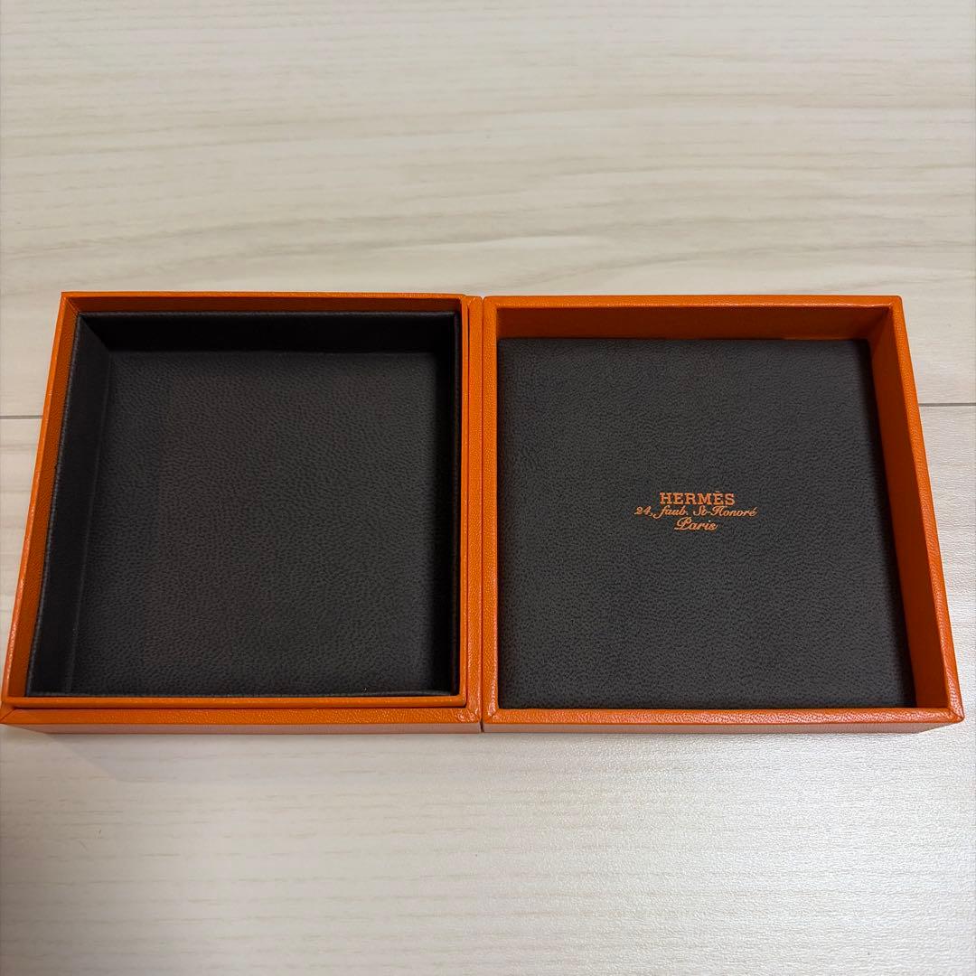 HERMES オレンジボックス 空箱 小物入れ - メルカリ