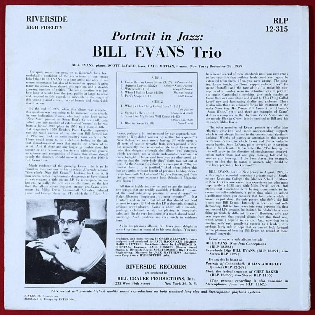 ☆至高の逸品【USオリジナル／希少MONO／極上盤／青少／深溝】ビル