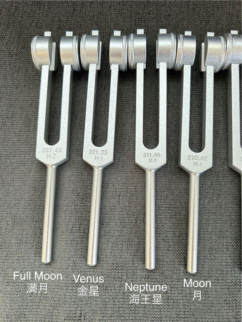 ドイツ製 惑星音叉 重し付きチューナー 13本