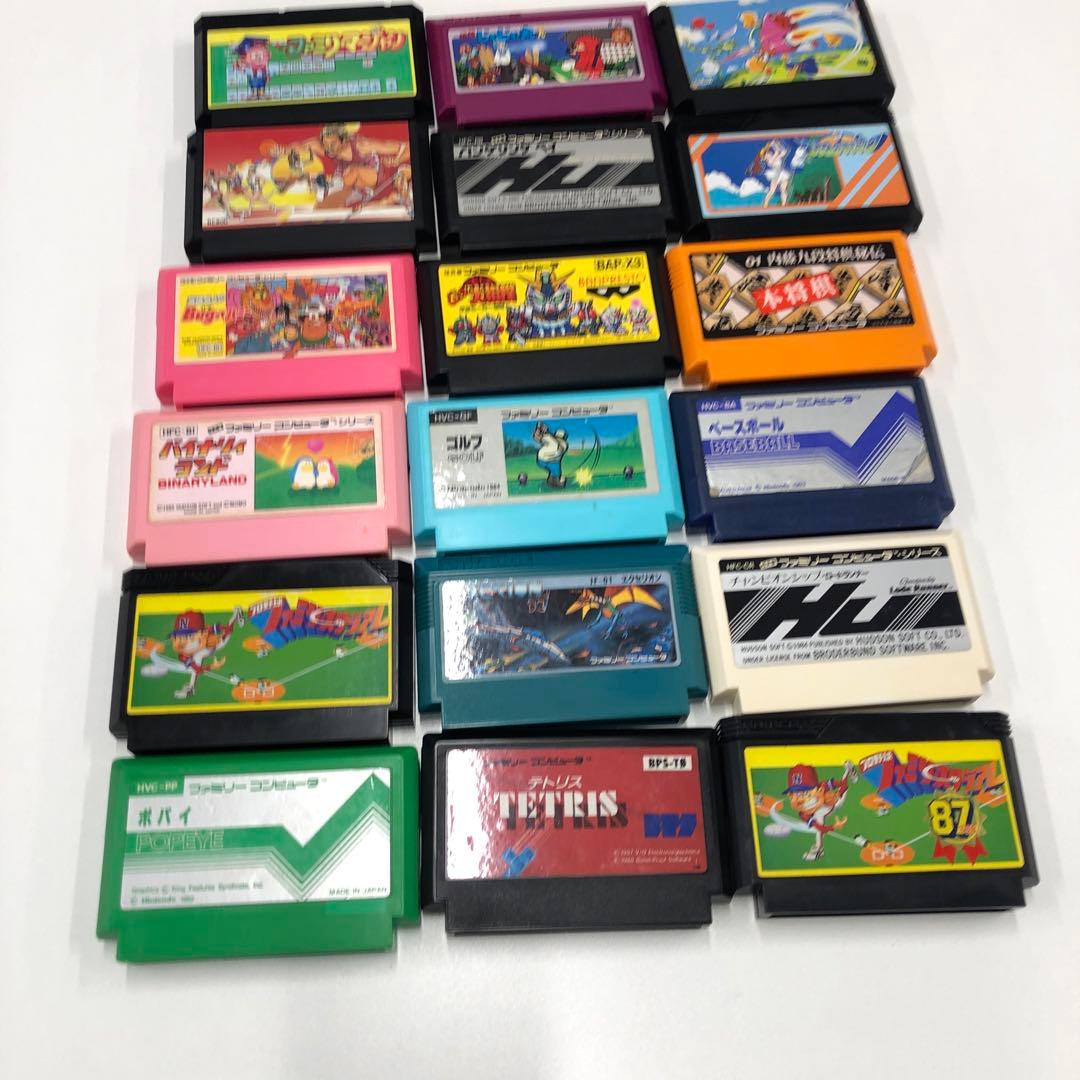 No.1563ファミリーコンピューターソフト36本まとめ売り