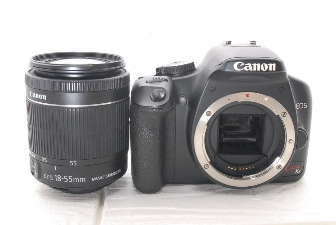 ショット3437枚✨ Canon kiss X2 レンズセット 初心者 入門機 - メルカリ