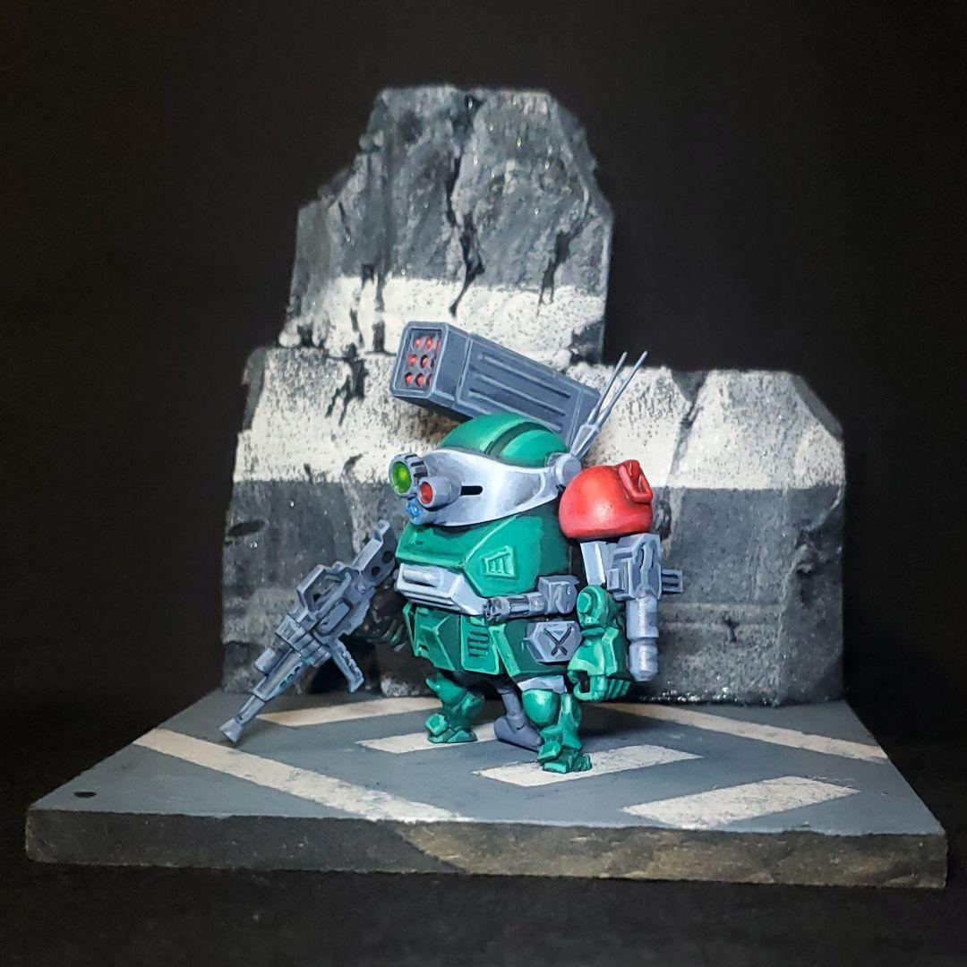 チョイプラ ボトムズ スコープドッグ レッドショルダー 完成品