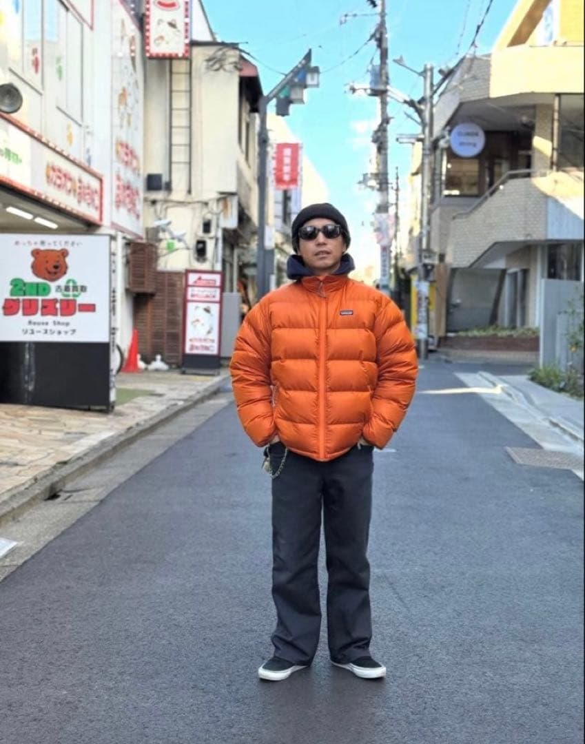 廃盤 00's patagonia インサレーショングースダウン オレンジ L - メルカリ