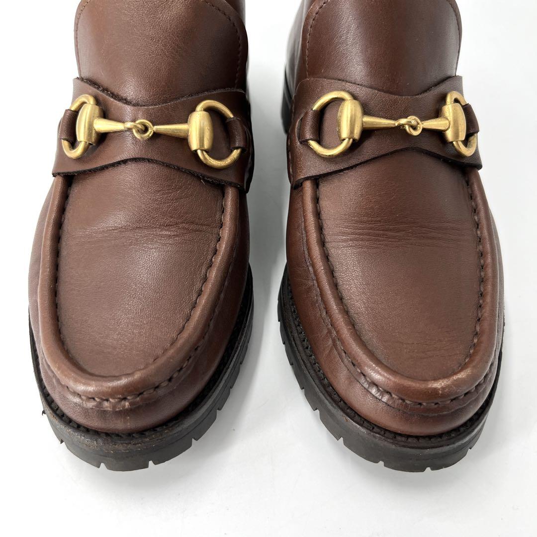 グッチ ハイカット ビットローファー チャッカブーツ ホースビット