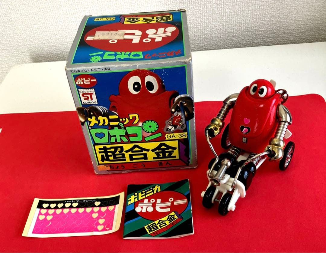 当時物　メカニック　ロボコン　超合金　バイクフィギュア　GA-38 箱入 当時物】 ポピー メカニックロボコン がんばれロボコン GA-38 バイク
