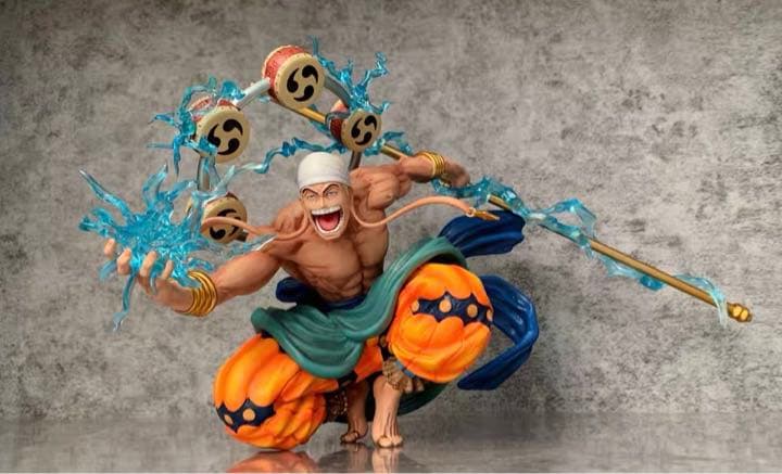 ワンピース POP エネル 雷神 フィギュア ガレージキット - メルカリ