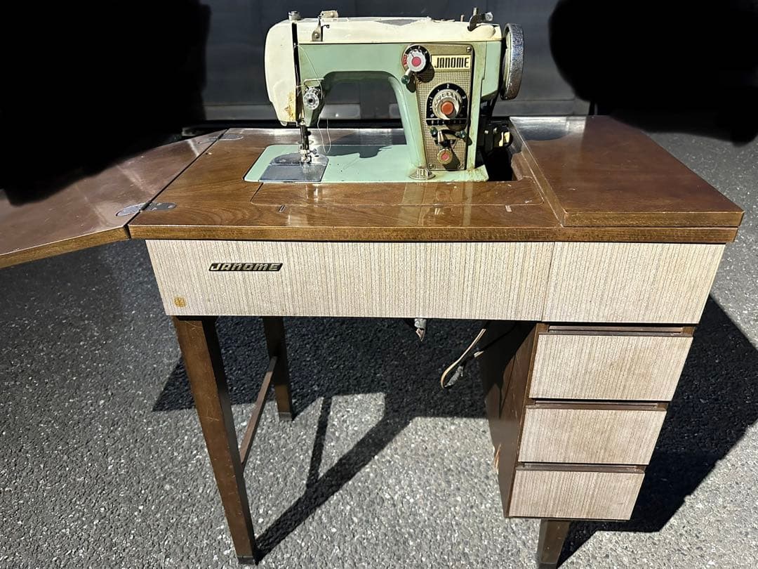 昭和レトロ】ジャノメミシン FZ-560型 ジャノメカム24個付属版