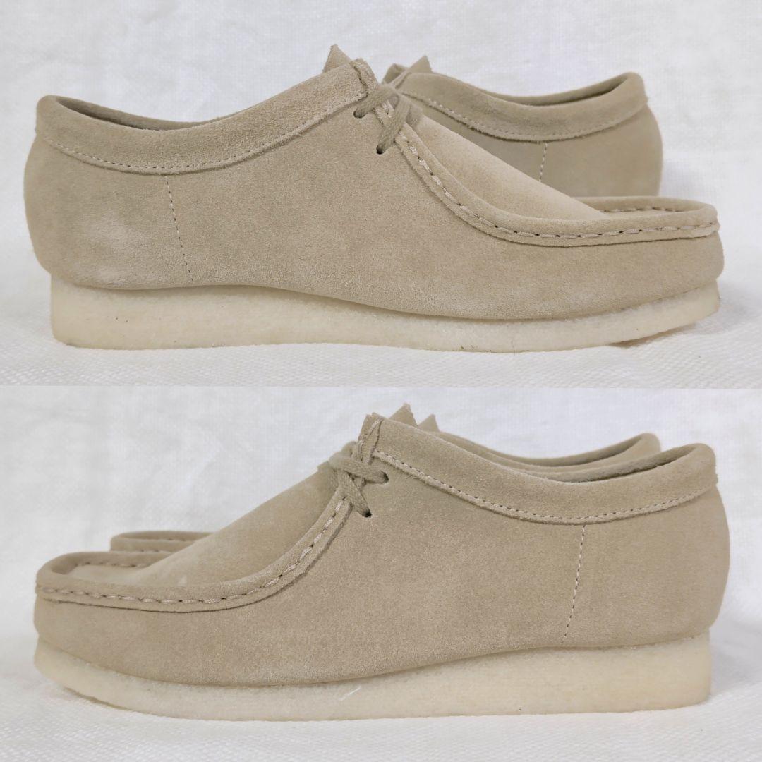 パパスPapasワラビータイプスウェードレザーブーツシューズ41Mサンド