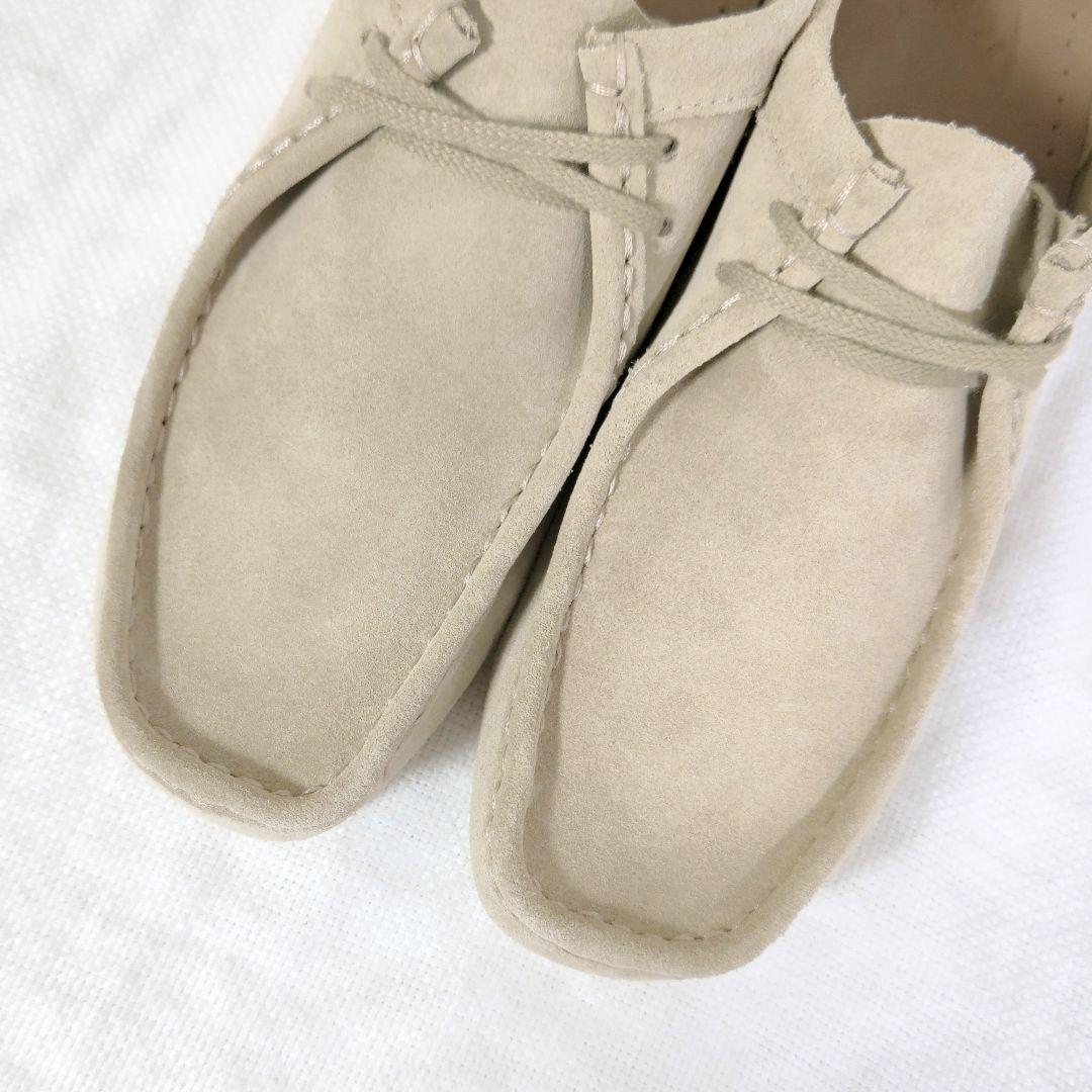 パパスPapasワラビータイプスウェードレザーブーツシューズ41Mサンド