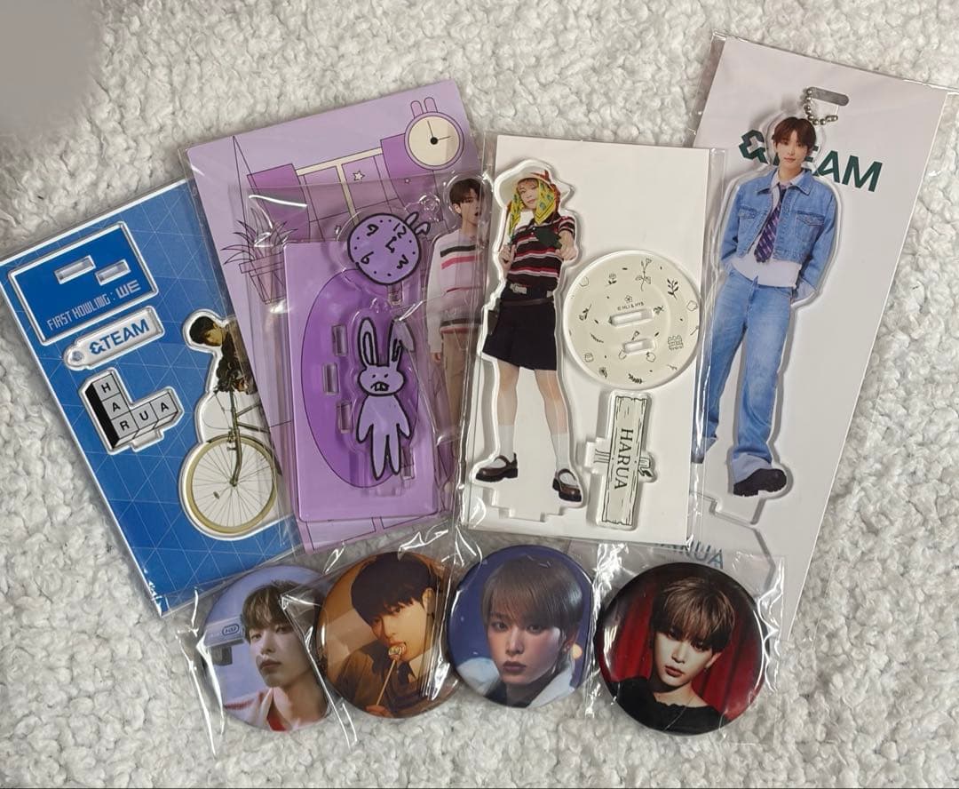 &TEAM HARUA まとめ売り アクスタ 缶バッジ - メルカリ