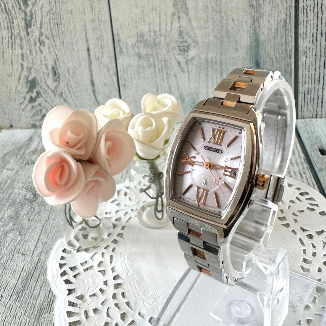 動作OK】SEIKO ルキア 1B22-0AZ0 トノー 電波ソーラー - メルカリ