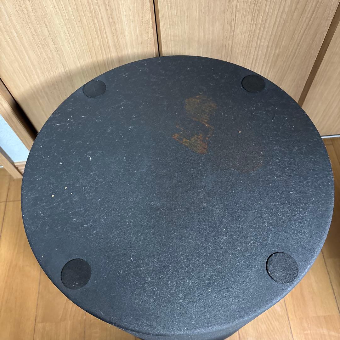 YAMATEI プラントポット フェルム シリンダー 直径38cm ブラック