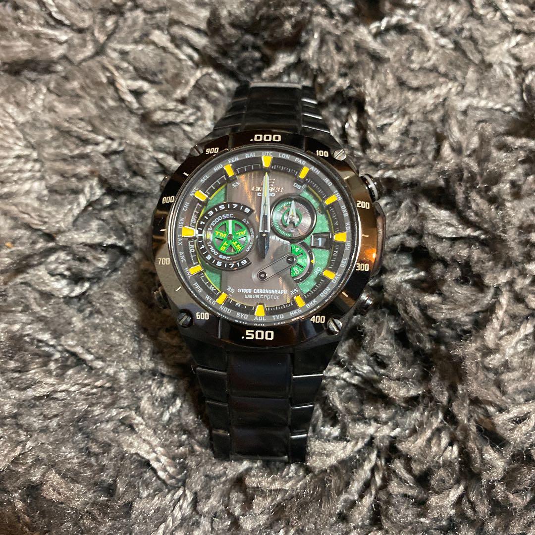 時計 CASIO  EQW-M1100/5122 NEW! CASIO EDIFICE EQW-M1100 (5122) Tough Solar Wave Ceptor 52mm