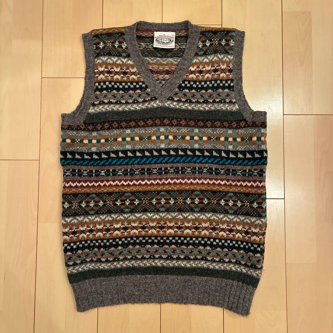 ジャミーソンズ　ベスト 楽天市場】JAMIESON'S (ジャミーソンズ) AOFI VEE NECK WAISTCOAT