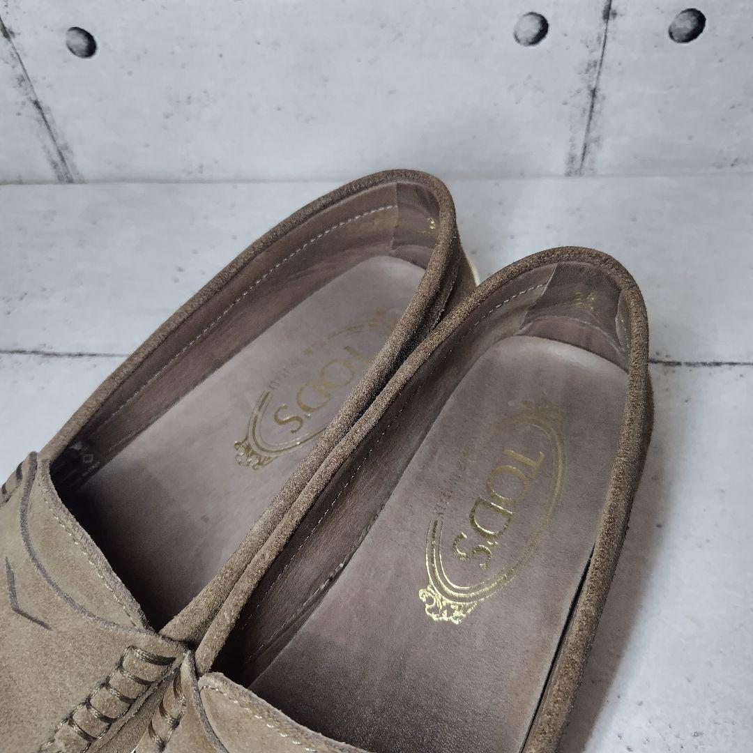 美品】 トッズ スエード ローファー ドライビングシューズ レディース