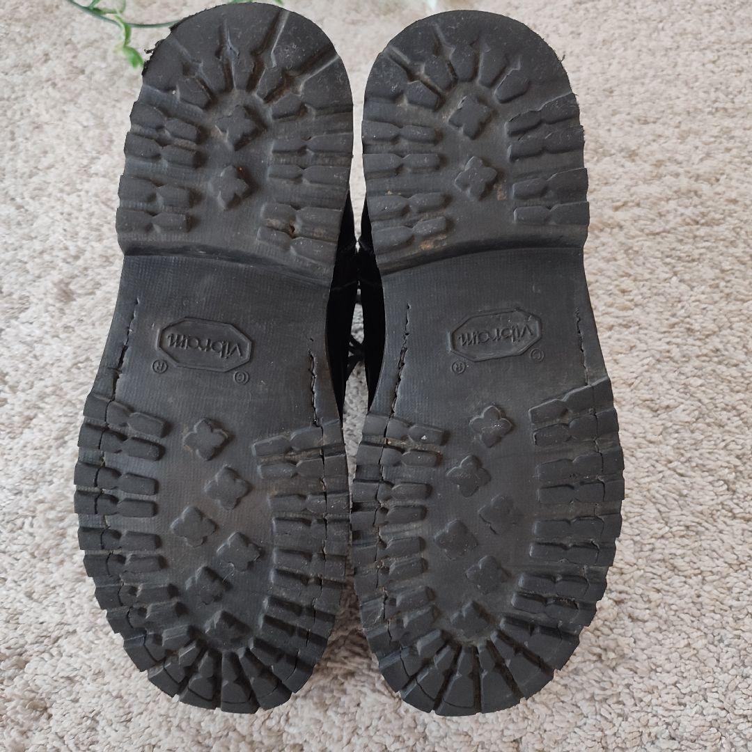 美品BUTTERO(ブッテロ) サイドジップワークブーツ ブラック26cm 40