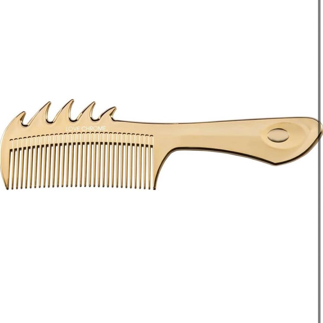 LOVE CHROME（ラブ　クロム） ラブクロム　Ｆ　ツキ　ゴールド 楽天市場】【公式】 ラブクロム ヘアコーム (R)K24GPツキ ゴールド
