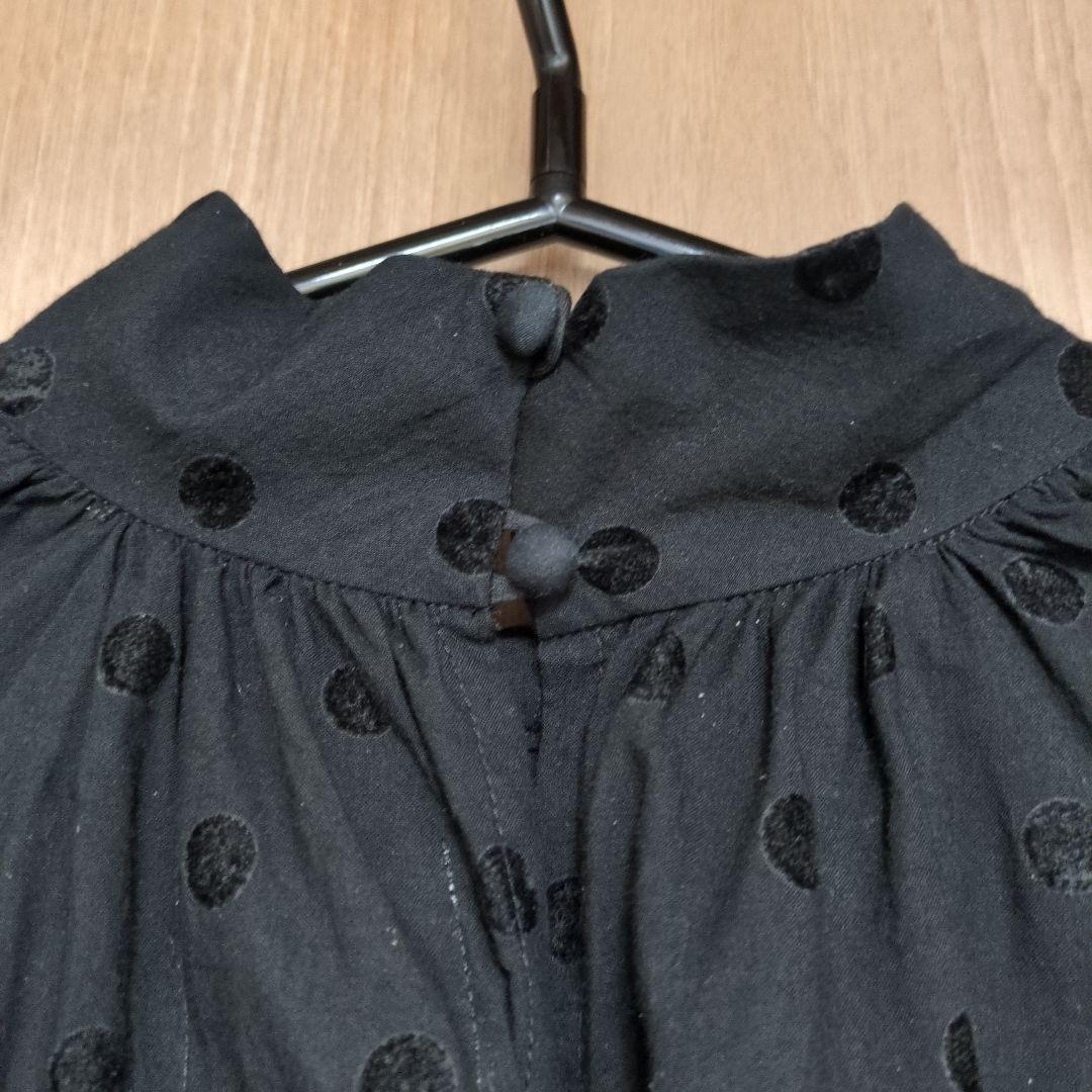 MAGALI マガリ アンティークドットフリルスリーブプルオーバー