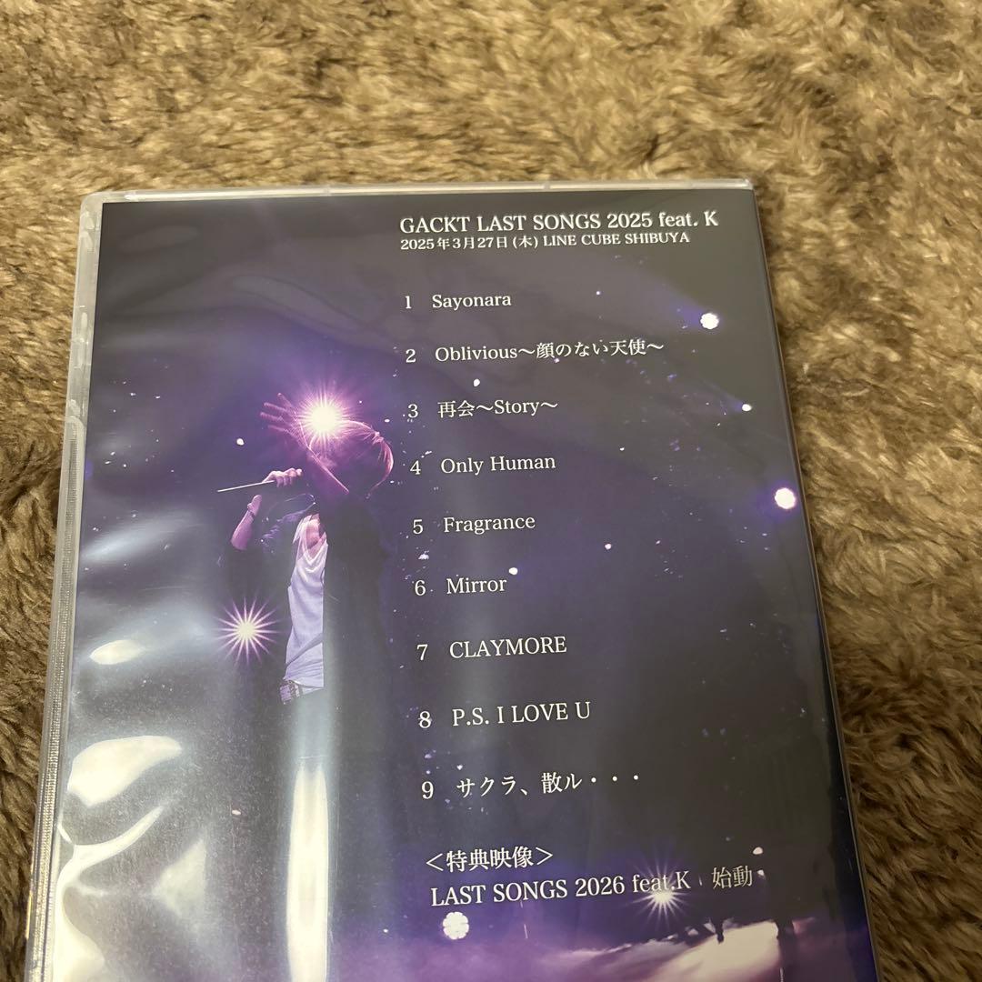 美品』GACKT LASTSONGS 2025 DVD CD・DVD・ブルーレイ ミュージック