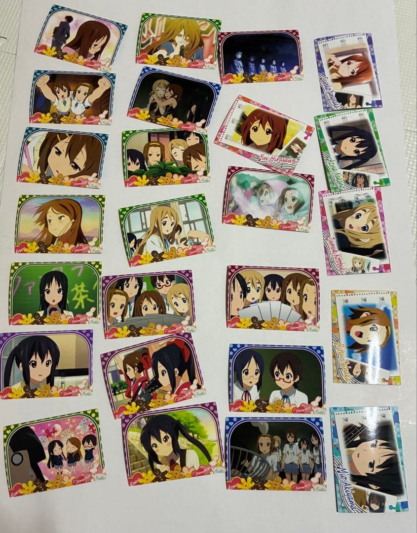 ○けいおん！涼宮ハルヒの憂鬱などトレーディングカードセット(542枚