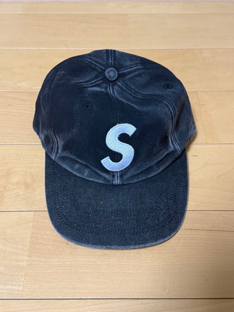 Supreme ブラックキャップ Sロゴ刺繍 - メルカリ