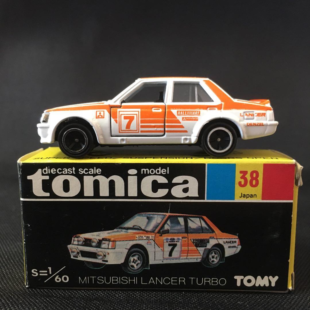 値下げ！三菱 ランサー ターボ (黒箱トミカ) - メルカリ