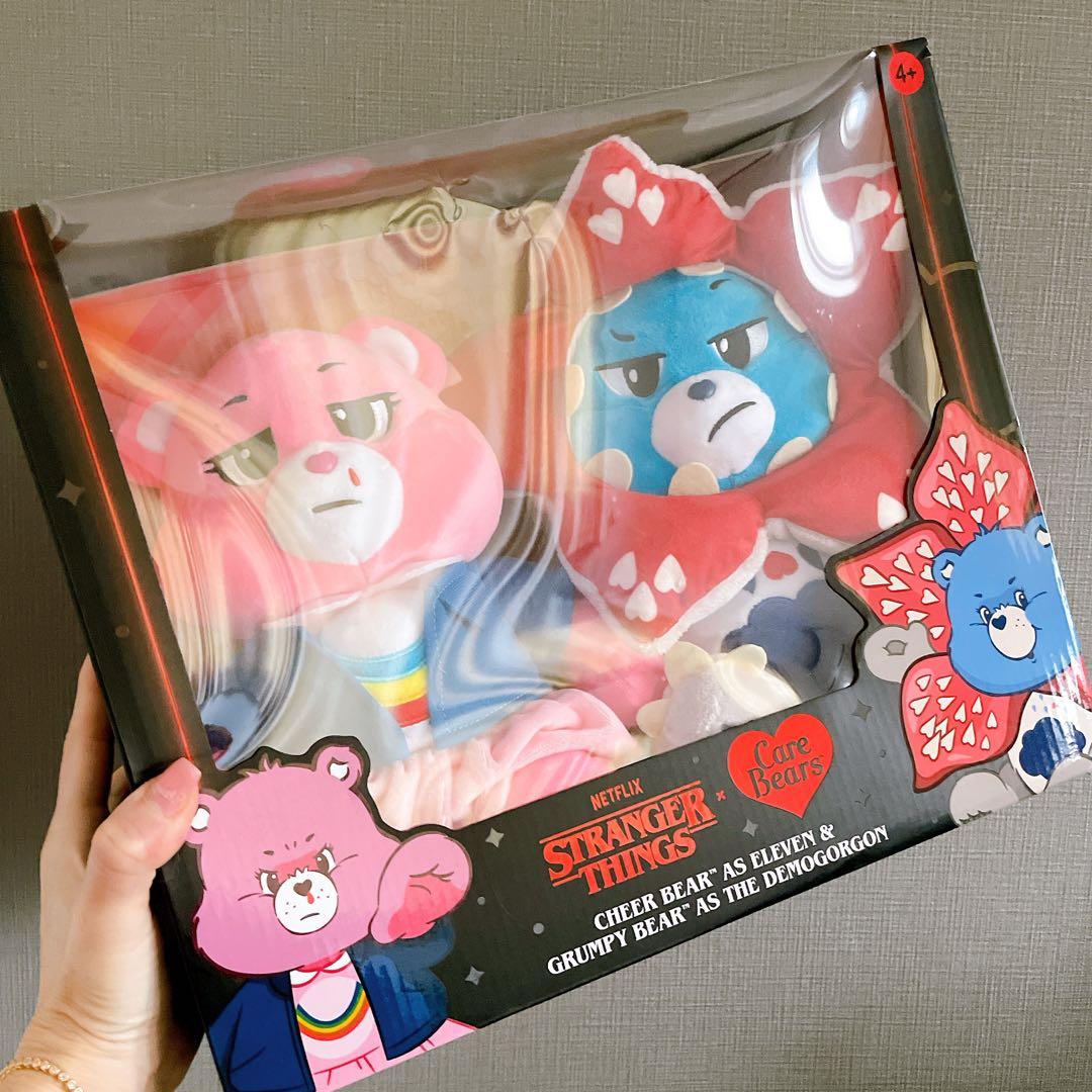 ストレンジャーシングス ケアベアコラボ デモゴルゴン ぬいぐるみ