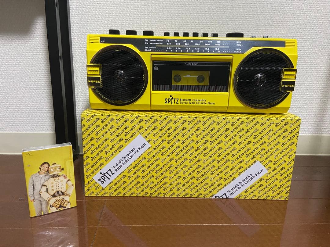 スピッツ【ひみつスタジオ】Bluetooth対応ラジカセ&アルバムカセットテープ