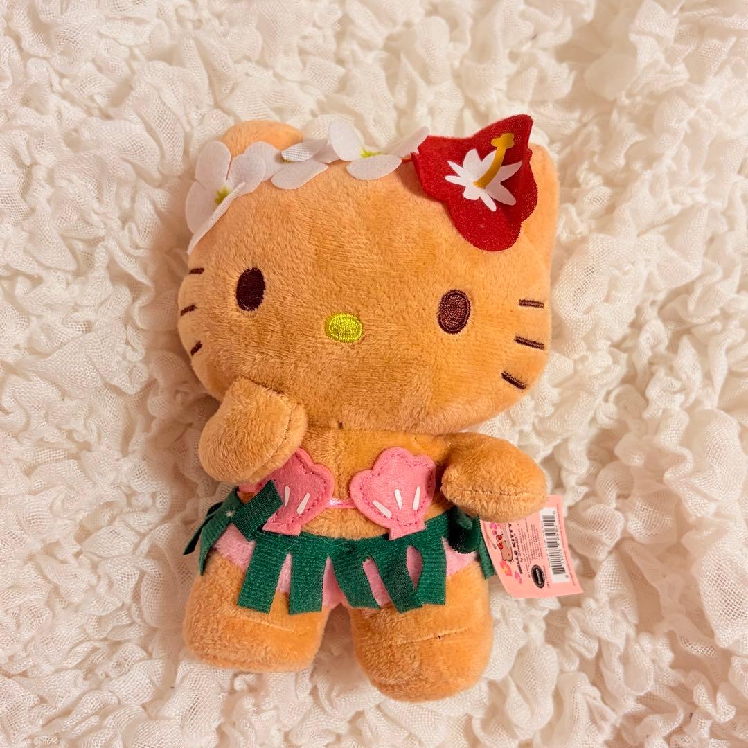 正規品☆新品☆ハワイ限定☆日焼けキティ フラダンス ぬいぐるみ