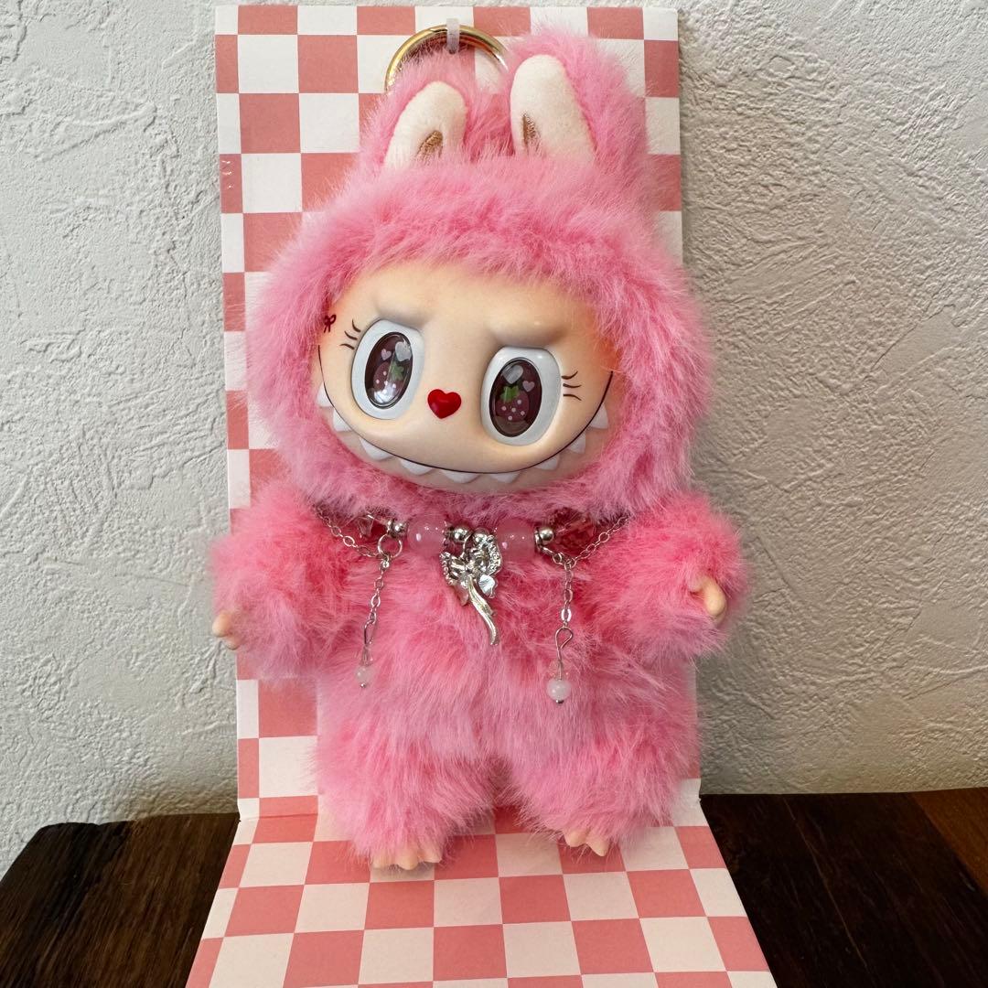 海外限定】ZIMOMO LABUBU strawberry neonpink - メルカリ