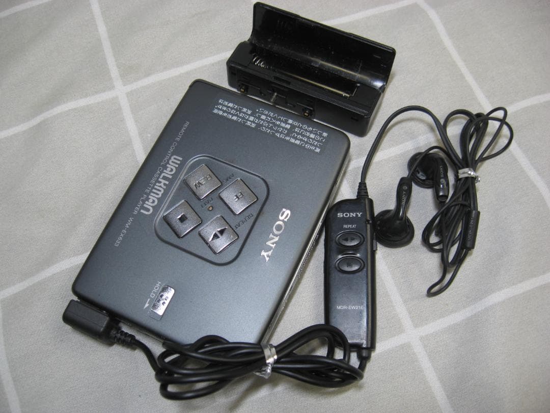 レア完動品】ソニー カセットウォークマン WM-EX633 リモコン付き