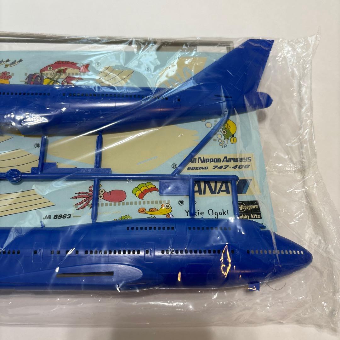 B747-400D ANA マリンジャンボ プラモデル ハセガワ 1/200 - メルカリ