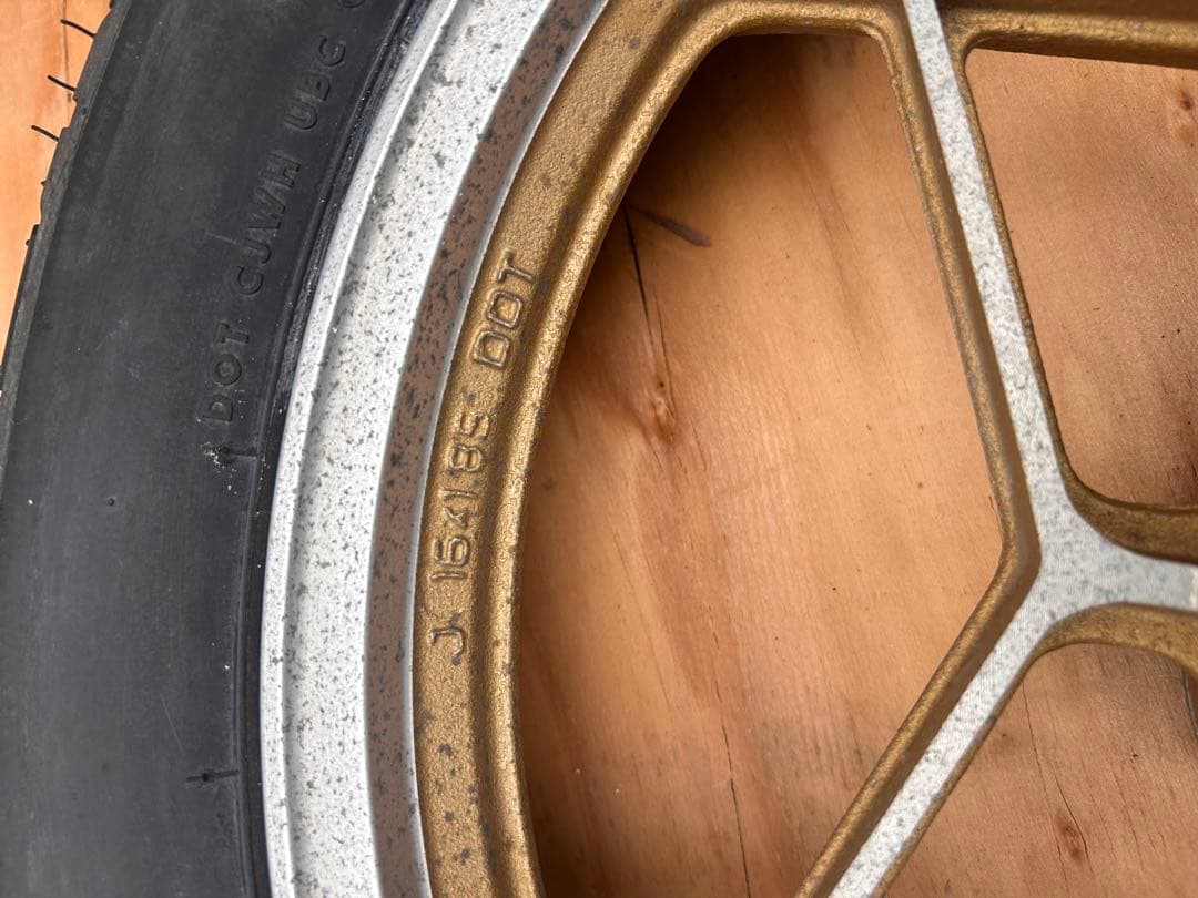 たつや様 前後2本 スズキ純正 エンケイ 星型キャスト リア ホイール