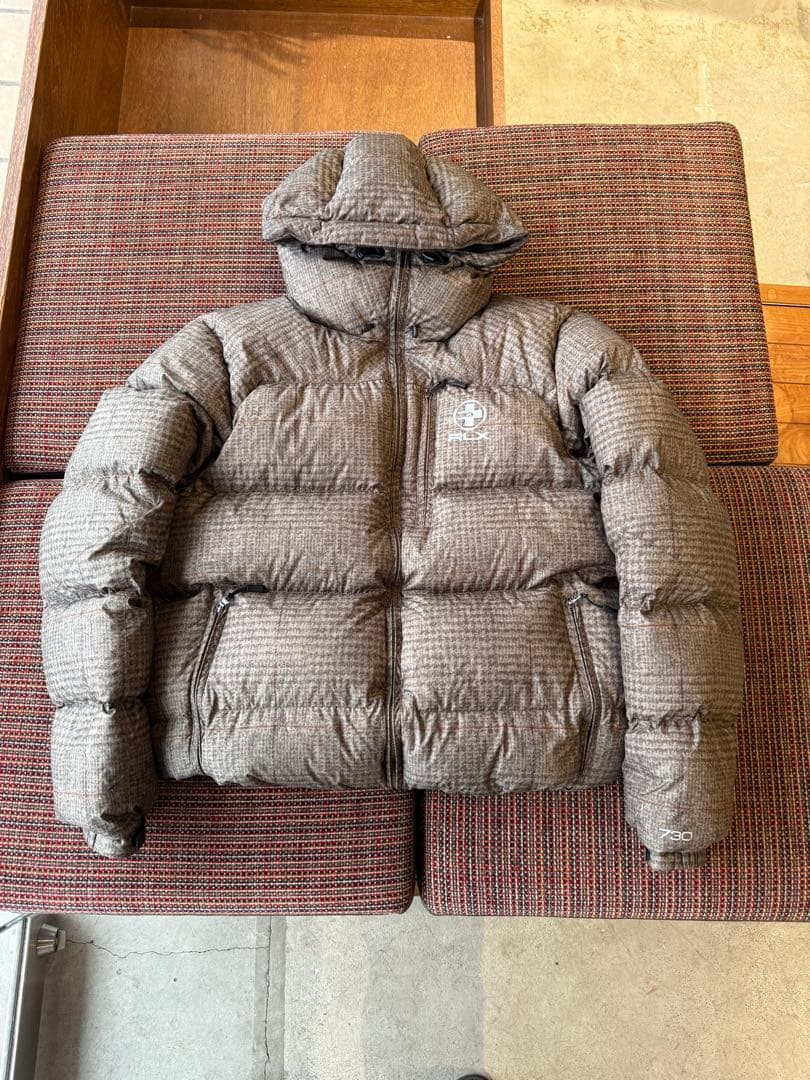 ラルフローレン RLX ダウン チェック カーキ オリー730FP - メルカリ