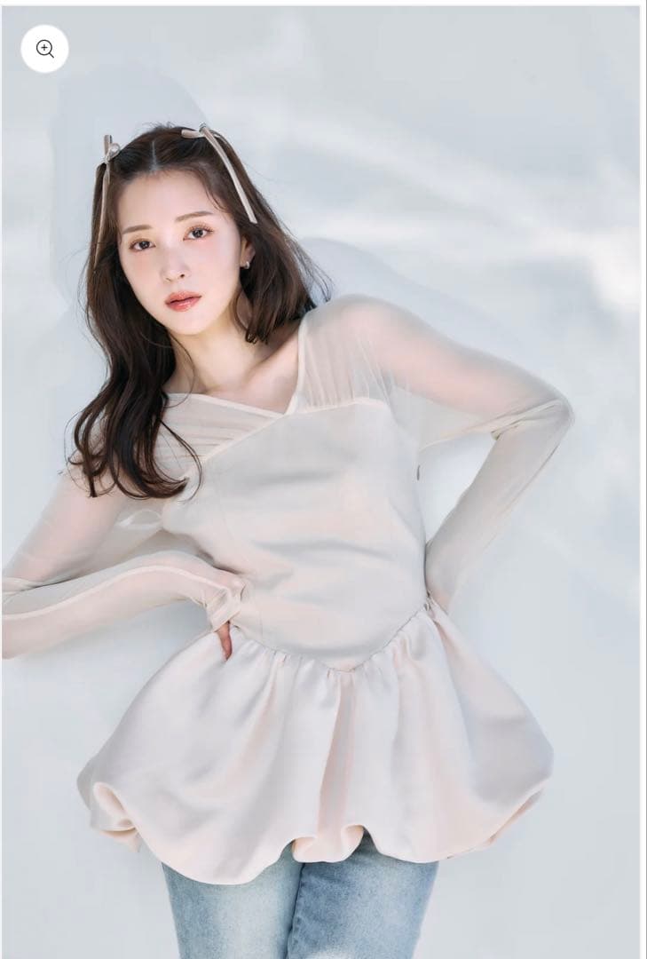 poláura ポローラビスチェドッキングバルーントップス ビスチェドッキングバルーントップス – poláura OFFICIAL ONLINE STORE