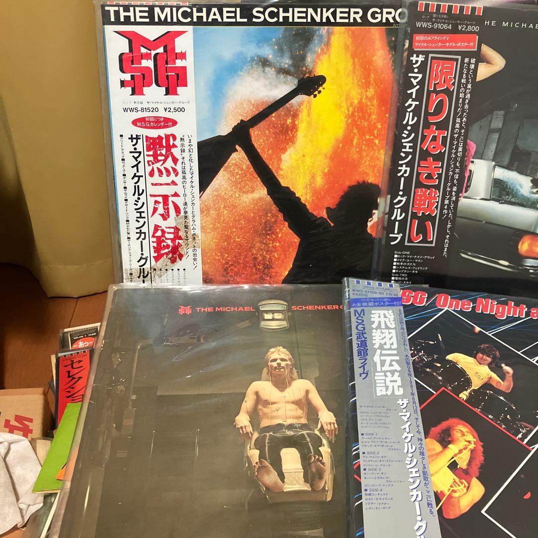 希少/帯付多数】マイケル・シェンカー・グループ LPレコード 5枚セット
