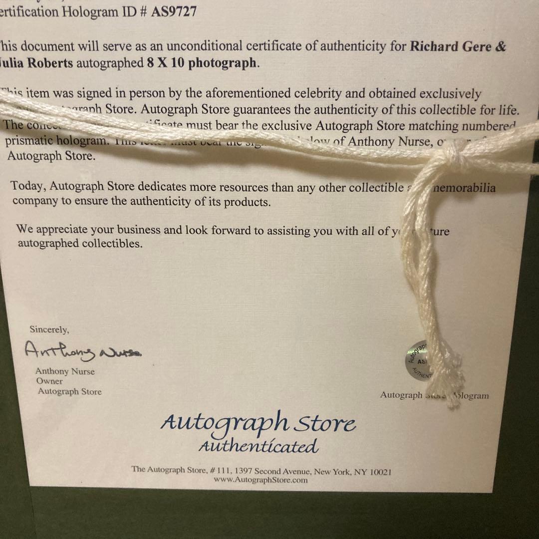 世界に一つ】プリティーウーマン直筆サイン入りフォトフレーム - メルカリ