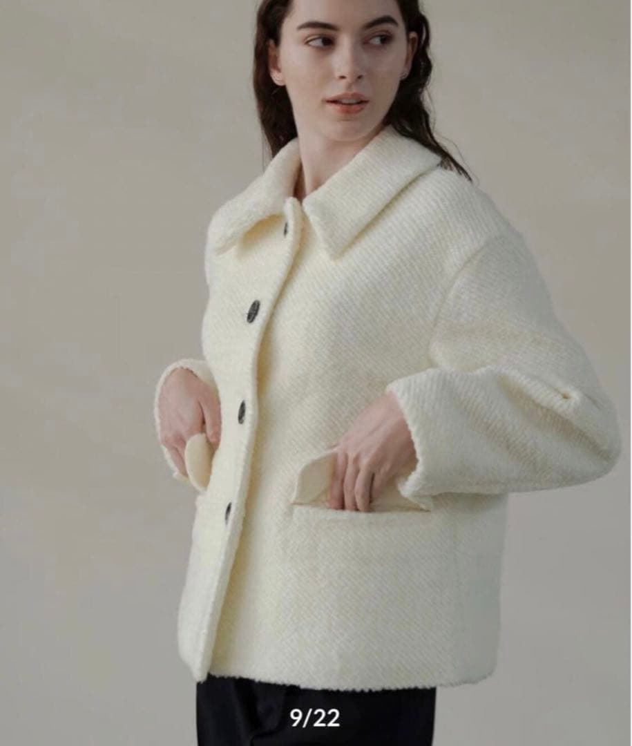 ご専用 新品 OHGA オーガ PON PON COAT ポンポンコート - メルカリ