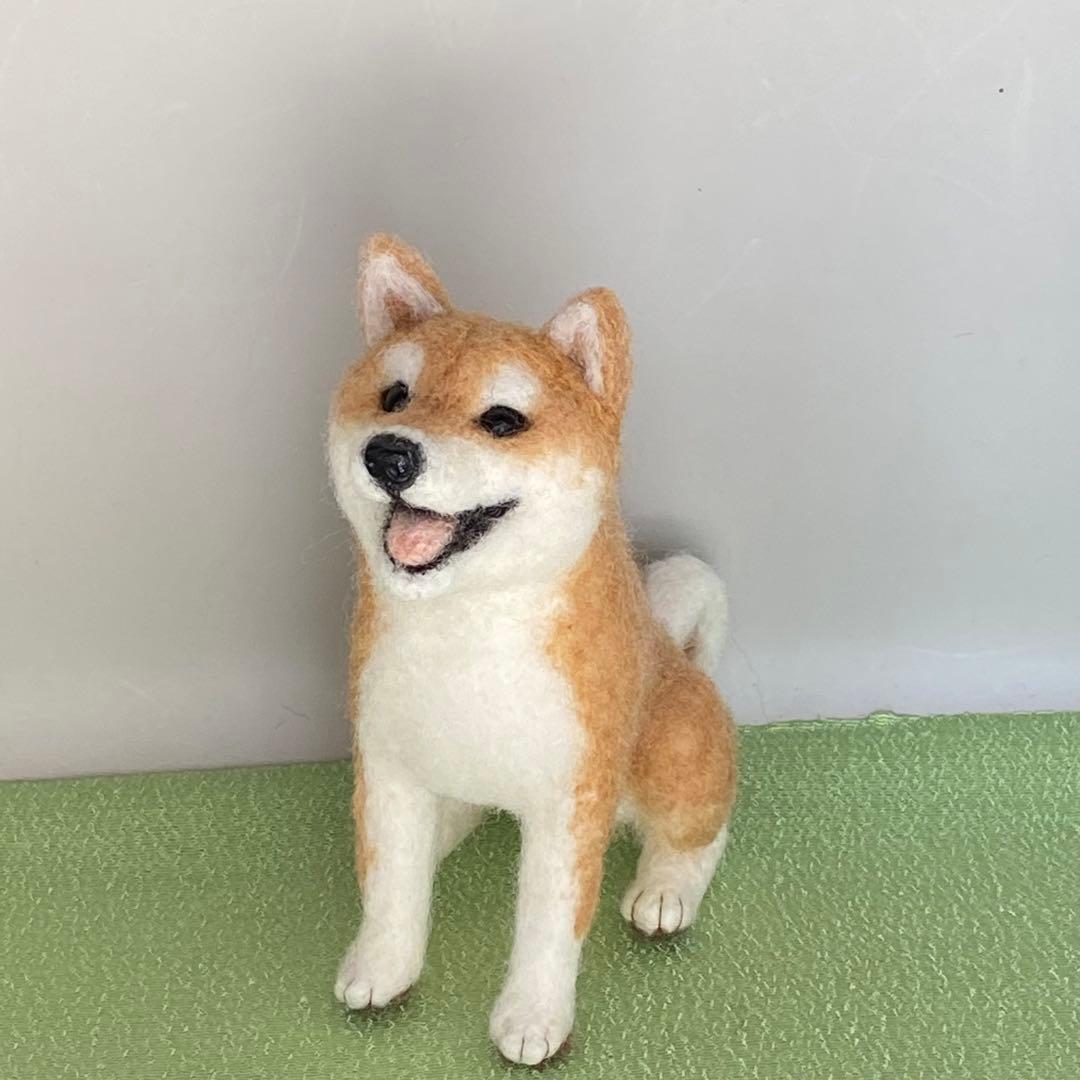 柴犬 羊毛フェルト ハンドメイド No.35 - メルカリ