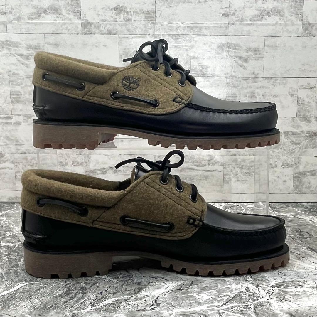 【極美品】 ティンバーランド スリーアイ クラシック 26.5cm レザー 切替