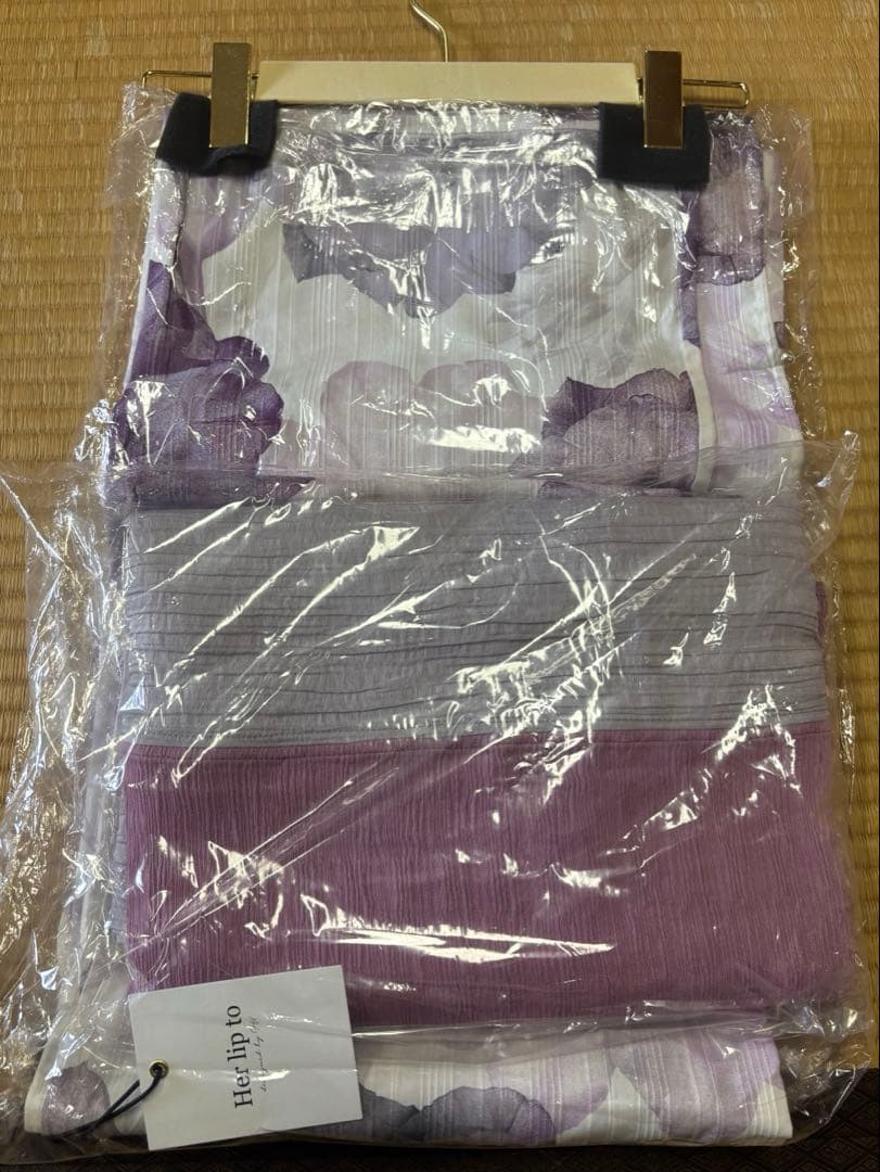新品未使用　正規品　Herlipto 浴衣 Karin rose