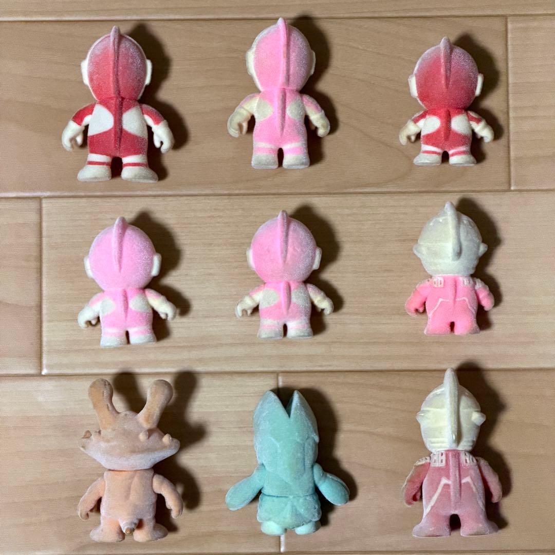 激レア】ウルトラマングラフィティ フロッキー加工 フィギュア 9体