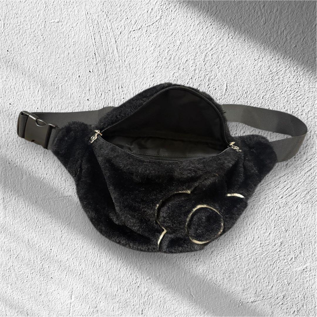 新品]MARY QUANT マリークワント ブラック ファー ボディバッグ - メルカリ