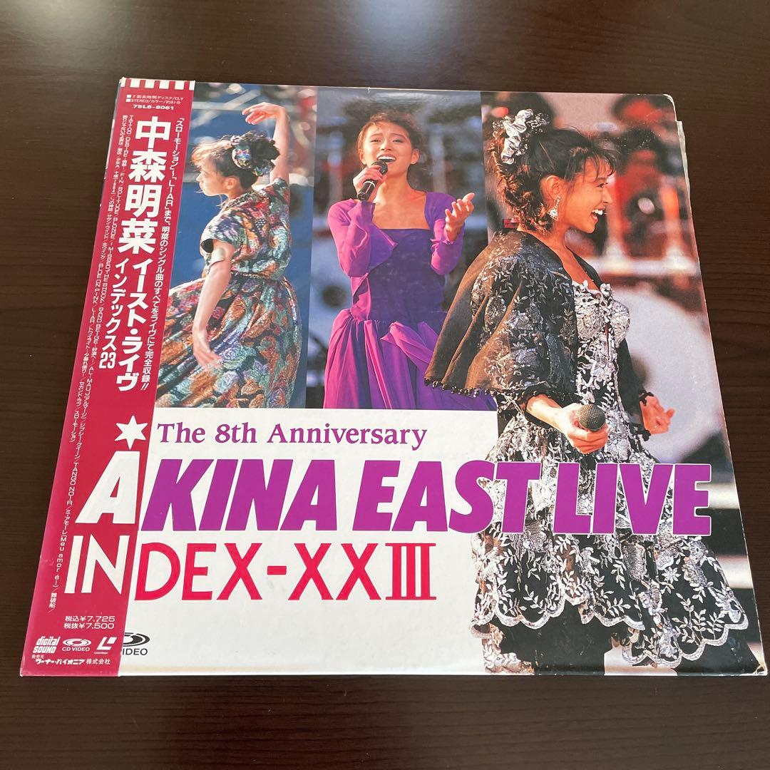 中森明菜 LD 6枚セット 歌姫 '94 パルコ イーストライヴ23 ビター