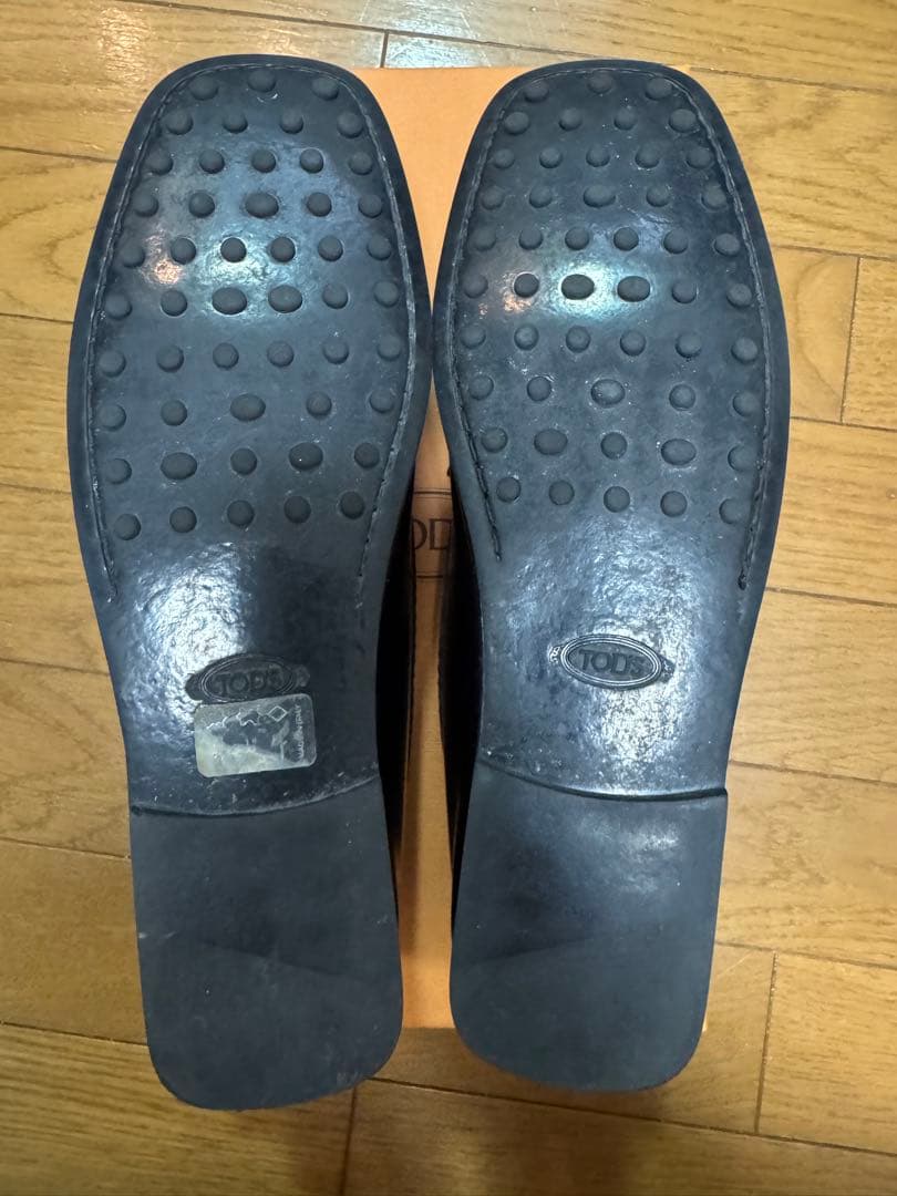TOD'S ブラック ローファー（23.5cm）36 1/2